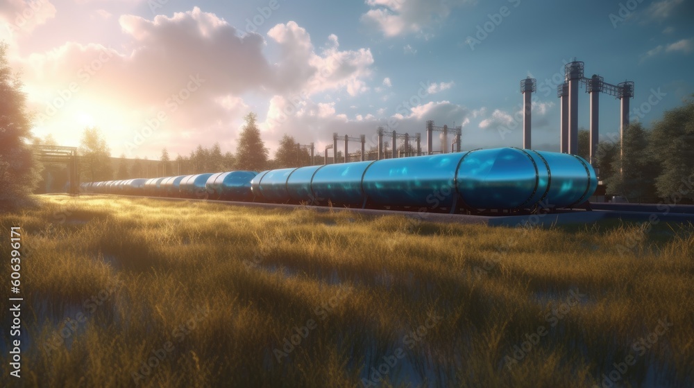 Crude oil petrol production concept. Petroleum fuel, oil refinery market, pipe gas industry, gas transportation. Generative AI Crude oil petrol production concept. Petroleum fuel, oil refinery market, pipe gas industry, gas transportation. Generative AI