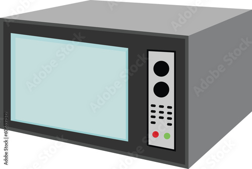 Microwave vector image or clipart