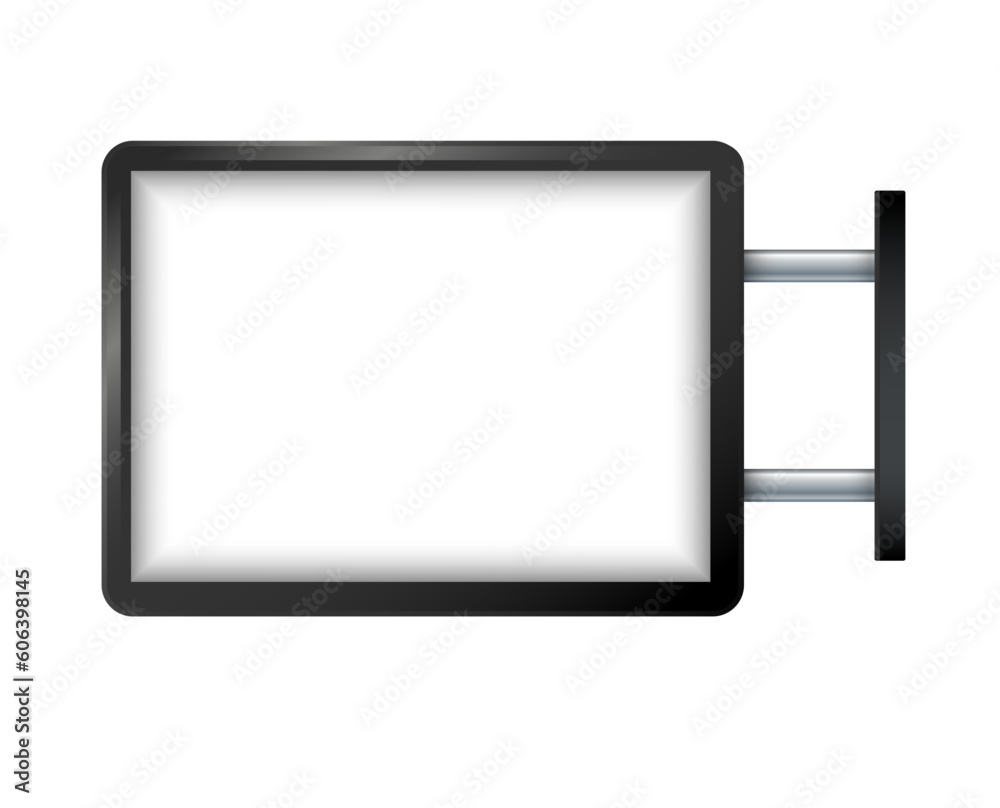 Light box. Street sign hanging mounted on the wall. Office interior.realistic outdoor advertising banner. street light box display mockup. Interior mockup. Vector Light box. Street sign hanging mounted on the wall. Office interior.realistic outdoor advertising banner. street light box display mockup. Interior mockup. Vector