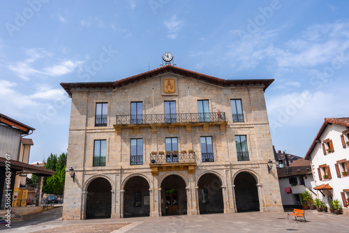 Town hall of the town of Astigarraga in the province of Gipuzkoa © unai