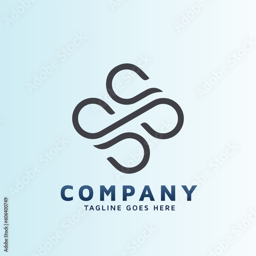a modern and sleek logo for our hair and beauty retail brand letter GW