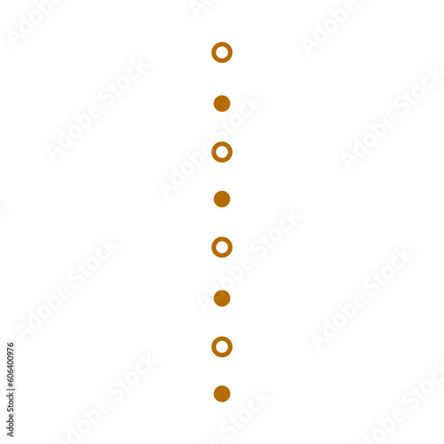golden circles sign. esoteric astrological Symbol