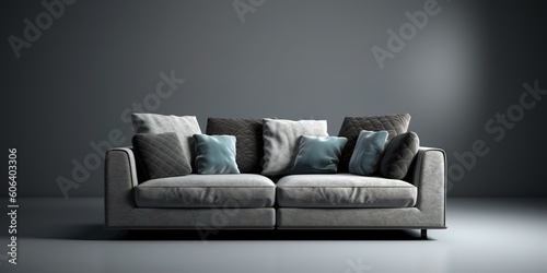 Sofa Isolated, Generative AI © krishnendu