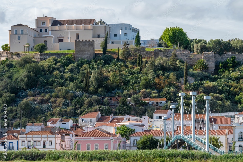Naklejka premium Beautiful view of the historic area of Alcacer do Sal, Portugal