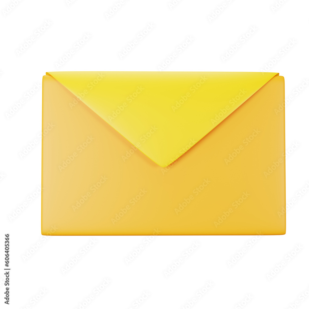 3d icon mail isolated on transparent background 3d icon mail isolated on transparent background