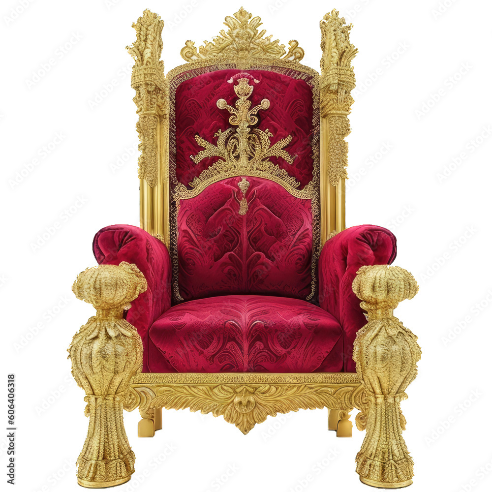 Red royal chair hot sale