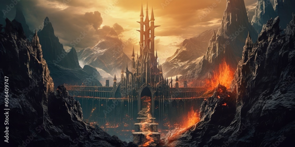 Road to the Black Gate of Mordor In J R R Tolkien #39 s fictional world