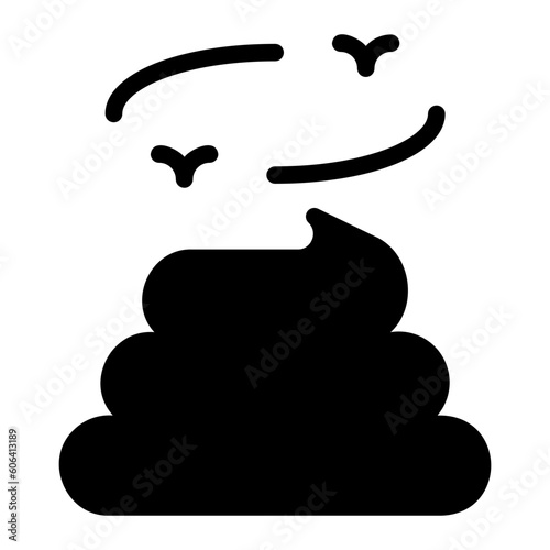 poo glyph icon