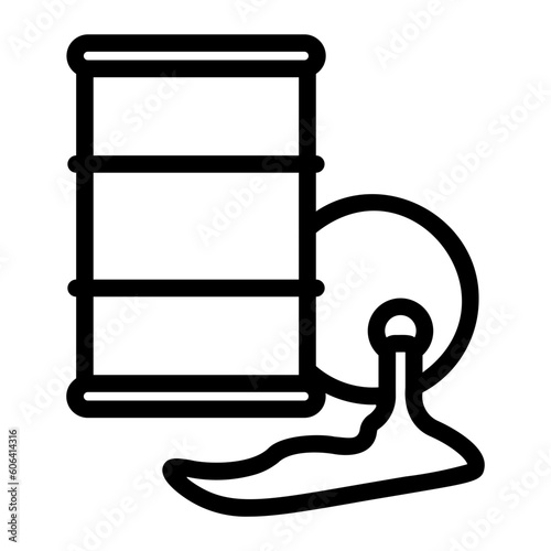 pollution line icon