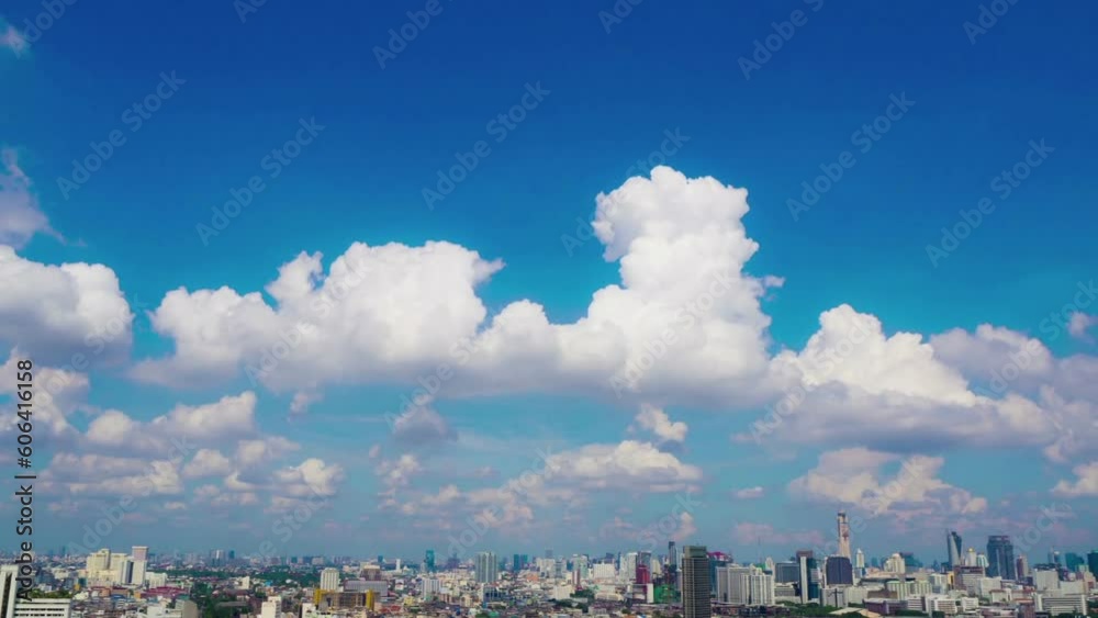 Time-lapse of the cloudscape over the skyline in Raja Ampat, Indonesia Time-lapse of the cloudscape over the skyline in Raja Ampat, Indonesia