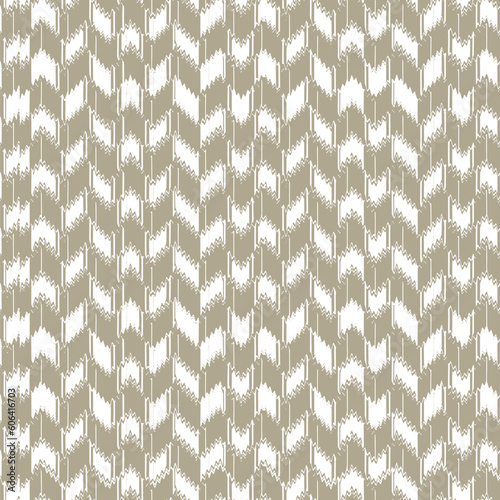 Paint brush argyle seamless pattern. Freehand ikat design classic geometric ornament. Diamond motif geo background. Trendy handdrawn print. Modern artistic hand drawn abstract vector wallpaper