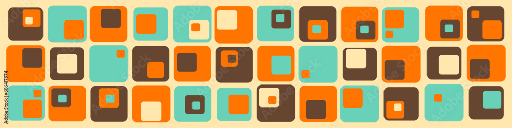 Fotografie Abstract Vintage Retro Wallpaper Vector Banner