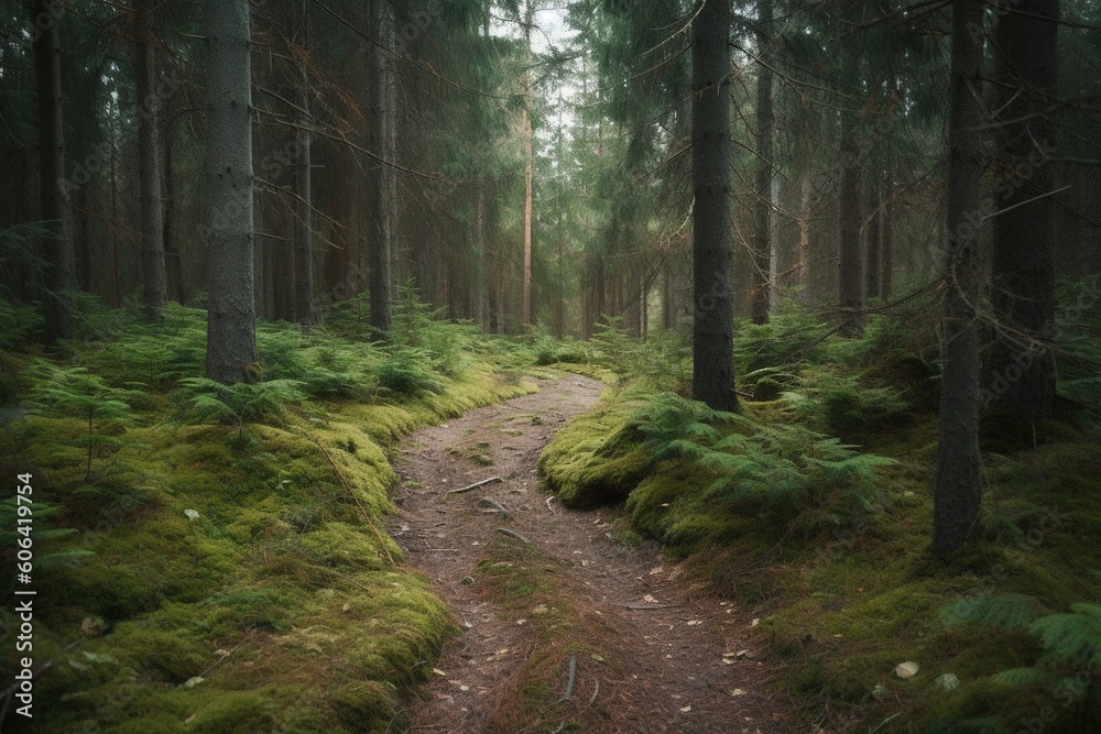 Fototapeta premium forest- Ai