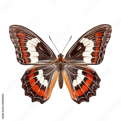 California sister butterfly -  Adelpha bredowii. Transparent PNG. Generative AI photo