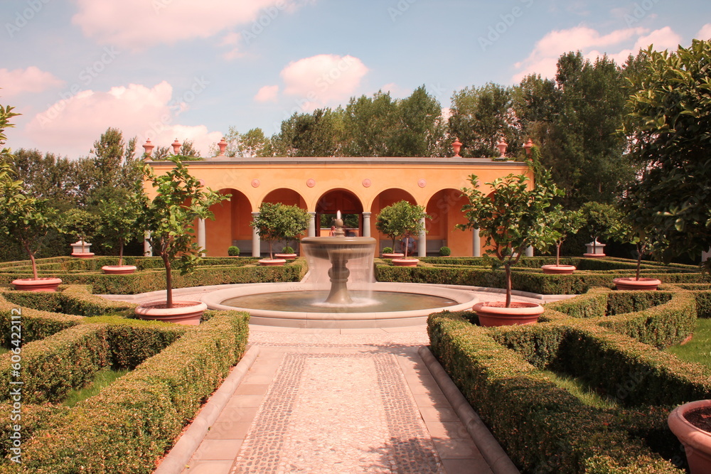 Italienischer Renaissancegarten in den Gärten der Welt in Marzahn