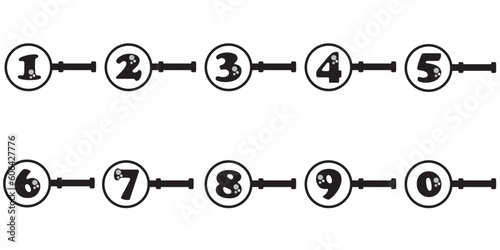 various kinds of custom vector numbers (15)