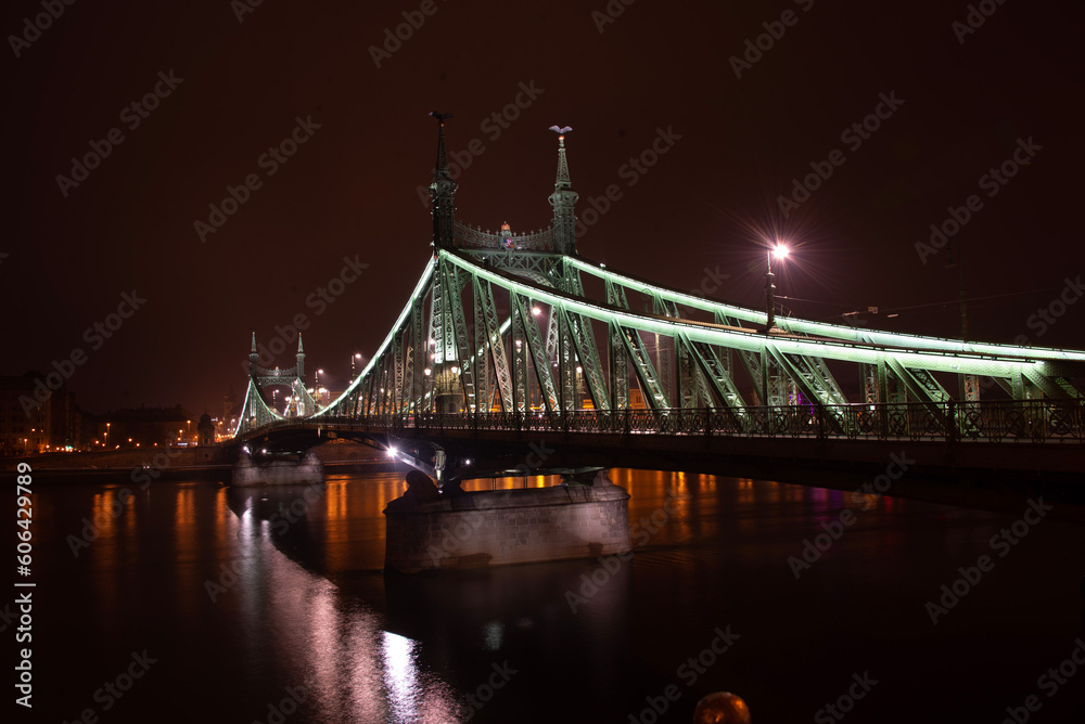 Obraz premium bridge at night