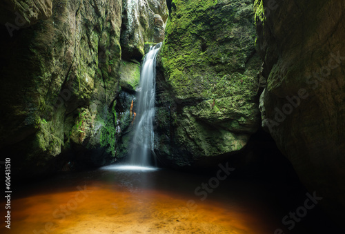 Waterfall between the rocks