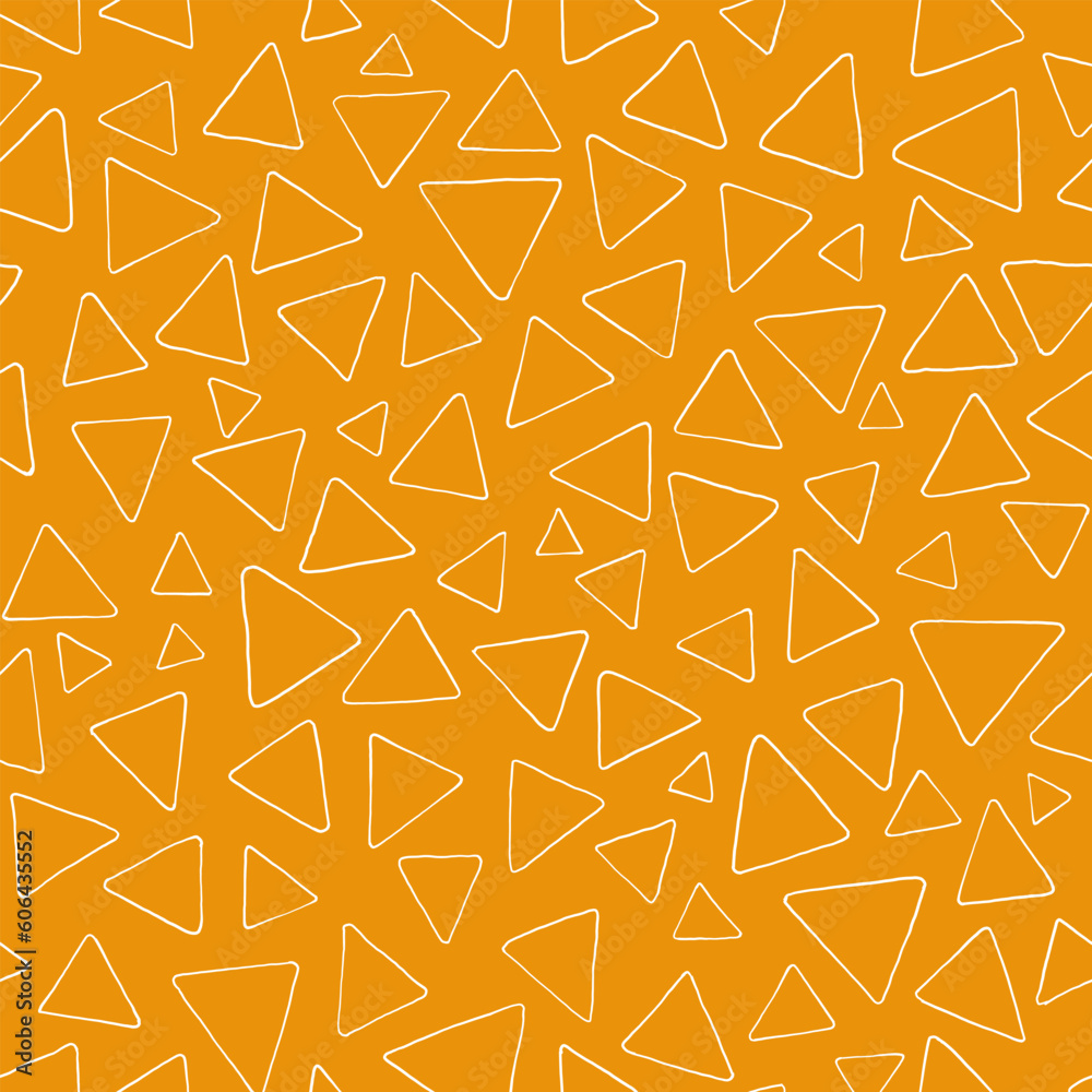Seamless pattern of triangles. Geometric colorful repeat. Seamless pattern of triangles. Geometric colorful repeat.