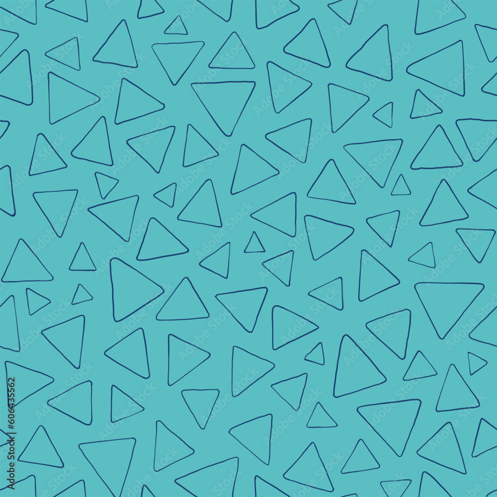 Seamless pattern of triangles. Geometric colorful repeat. Seamless pattern of triangles. Geometric colorful repeat.
