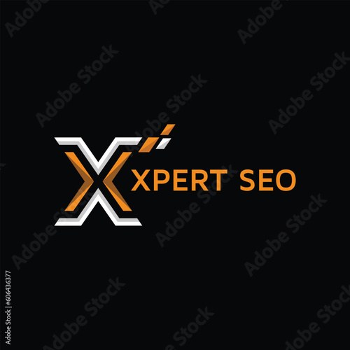 Modern logo design with X pert expert word