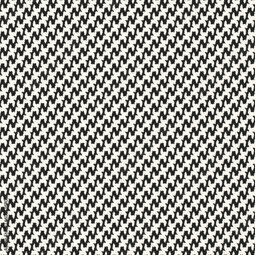 Monochrome Mottled Textured Zigzag Pattern
