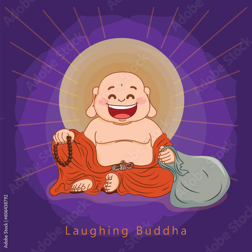 Happy Laughing Buddha Vector Resource