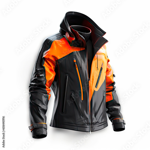 Black and orange trendy sport jacket