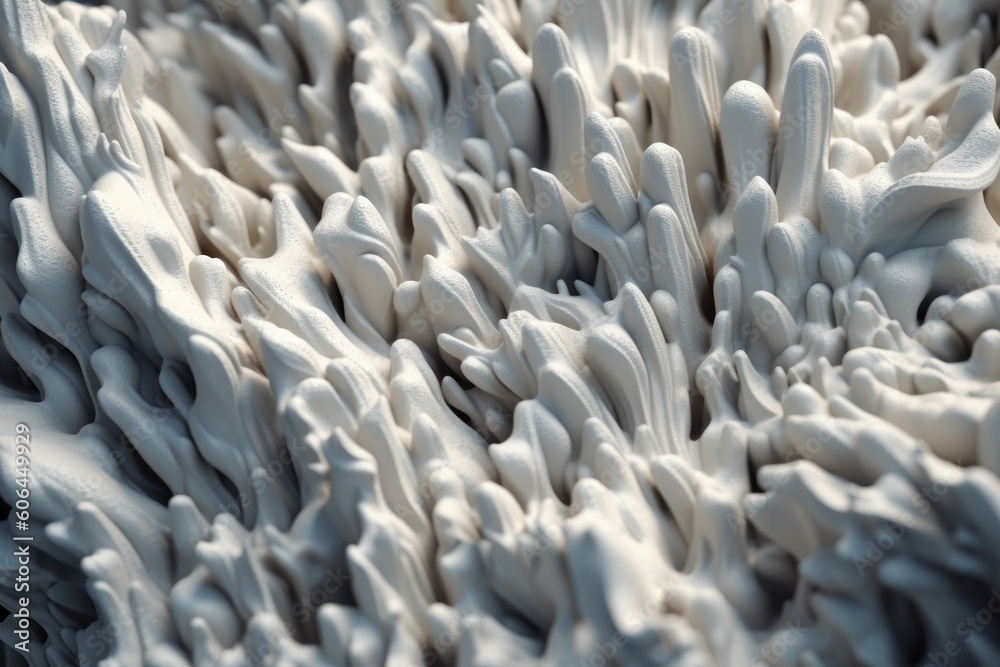 Obraz premium abstract digital background with beautiful hot white fractal lava, ai tools generated image