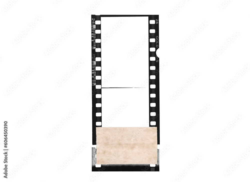 film frame border strip analog png 35mm negative