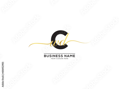 Letter Cwd Initial Fashion Brand Logo For You