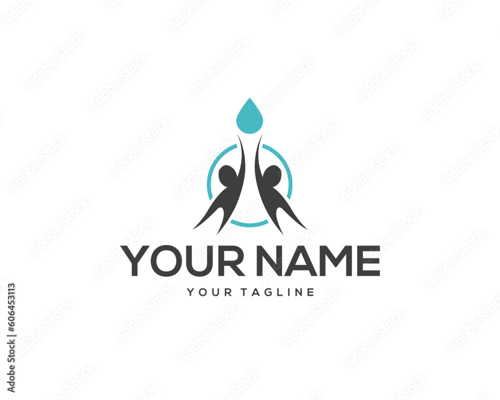 Modern human figure based abstract logo design for sports, charity, group, and helping other organization. Modern human figure based abstract logo design for sports, charity, group, and helping other organization.