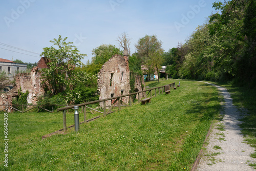 Cycleway along the Olona valley, Italy photo