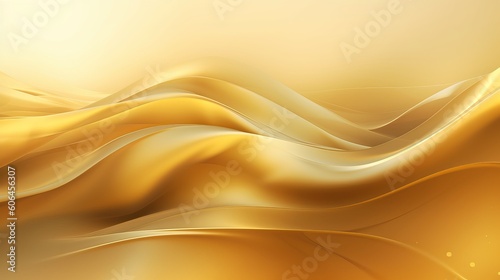 abstract golden background - abstract background with waves, Generative AI