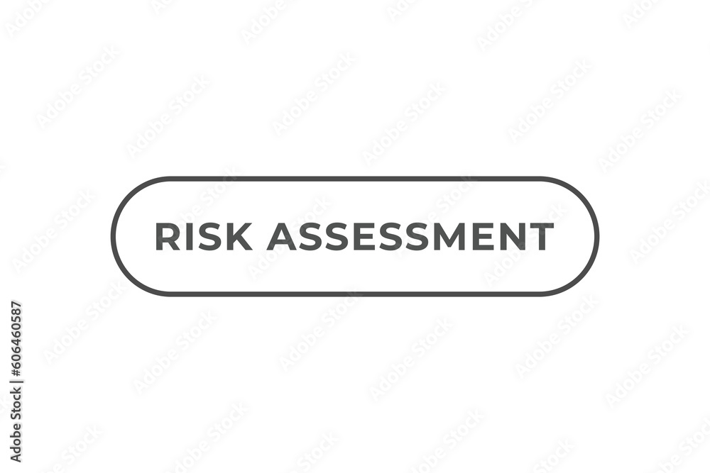 Retired Button. Speech Bubble, Banner Label Risk Assessment Retired Button. Speech Bubble, Banner Label Risk Assessment