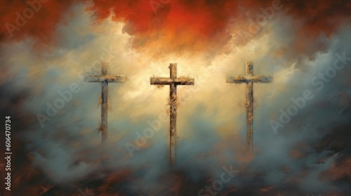 3 crosses in heaven
