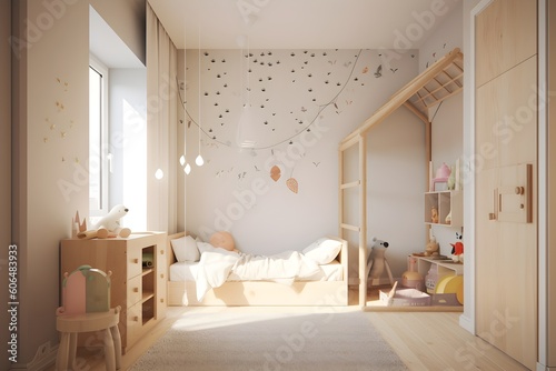 children s room. generative Ai