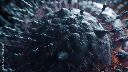 Dark alien virus cell