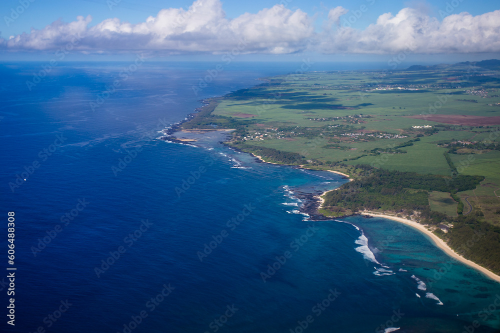 Fototapeta premium Mauritius von oben