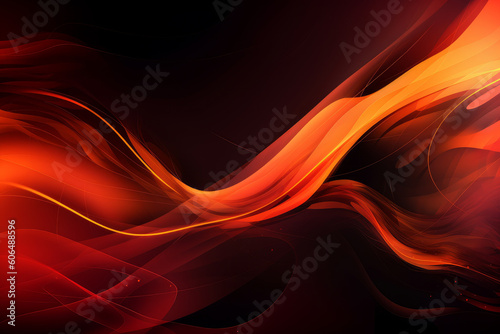 Ai generated illustration of abstract hot background