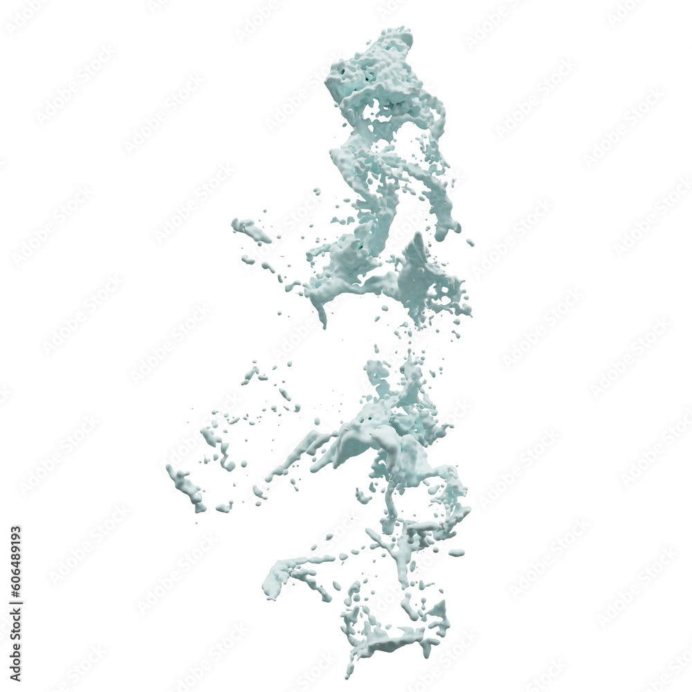Liquid Splash 3D Images PNG Backgrounds