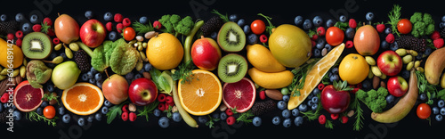 Food ingredients for blending smoothie 