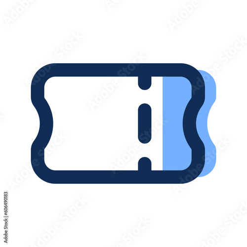 ticket filled line icon