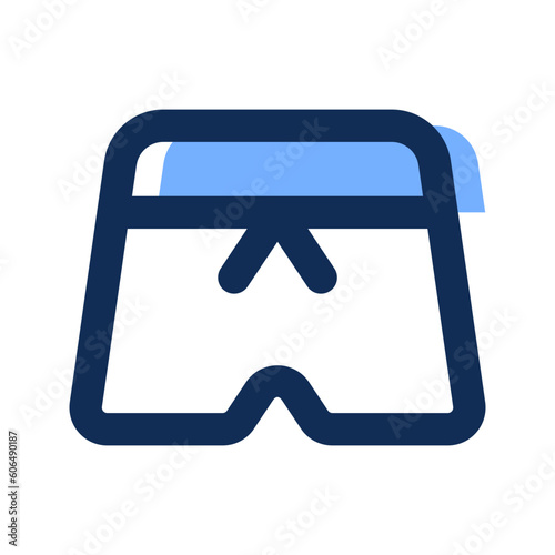 trunks filled line icon