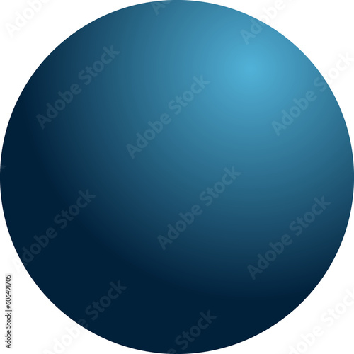 Empty Gradient Round Button Icon
