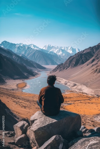 Wanderlust Daydream Software Engineer Envisioning a Dream Trip to Ladakh with High-Quality and Aesthetic Vibes generative ai