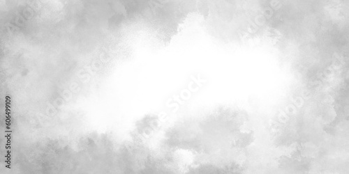 Abstract border shape cloudy silver ink effect white paper texture, Old and grainy white or grey grunge texture, black and whiter background with puffy smoke, white background illustration.