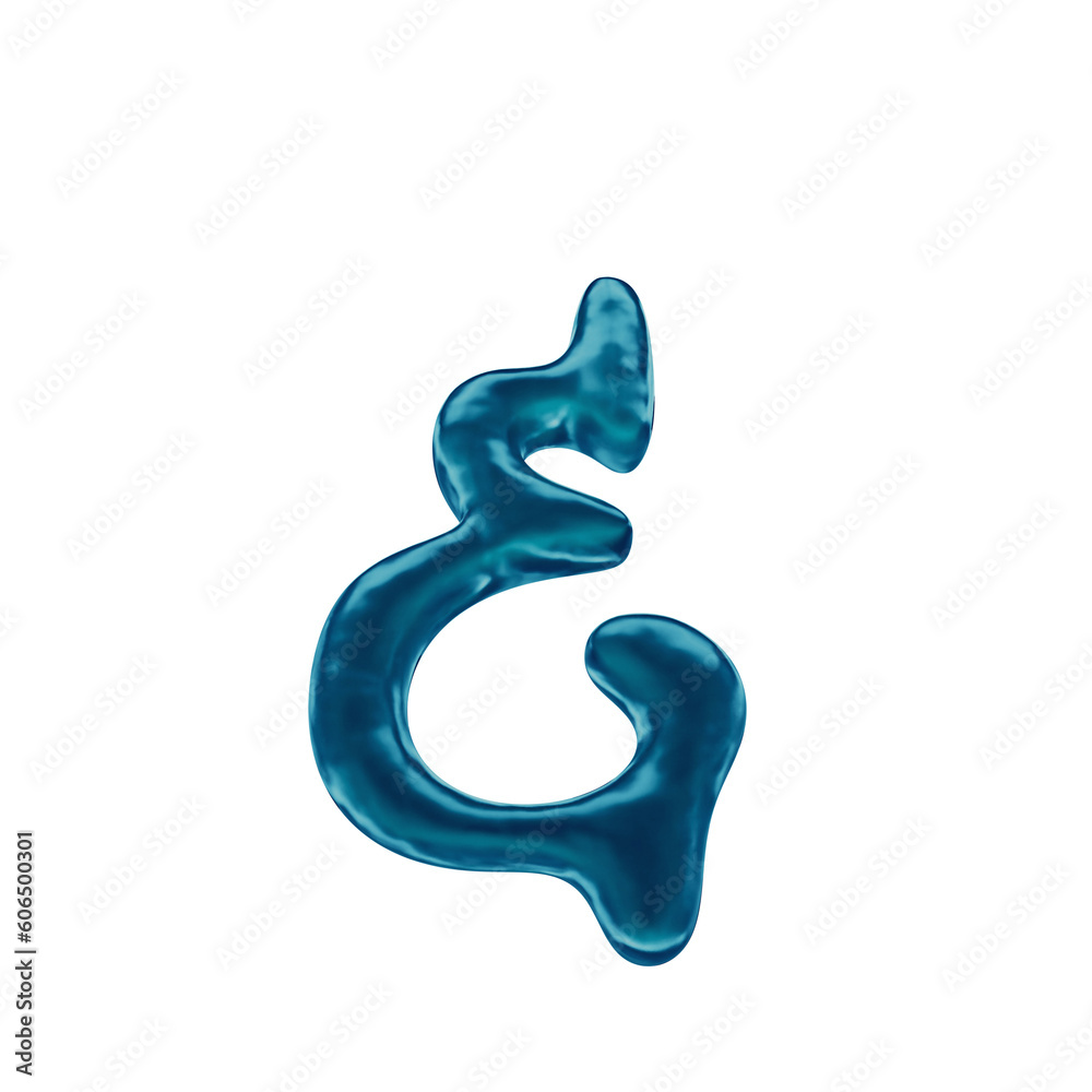 Water Dancing 3D Alphabet or PNG Letters Water Dancing 3D Alphabet or PNG Letters