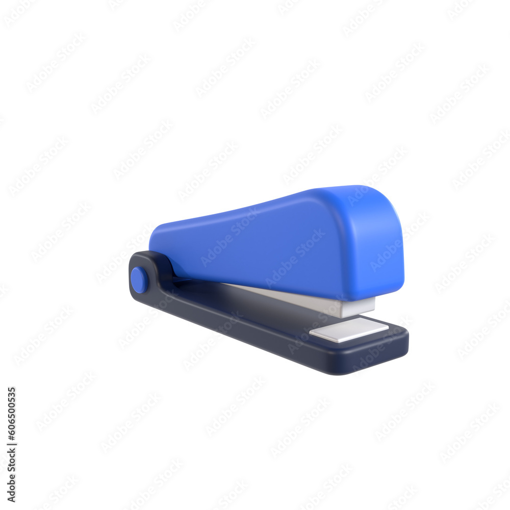stapler 3d illustration isolated on white background stapler 3d illustration isolated on white background