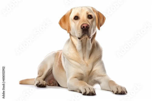 Labrador Retriever isolated on white background